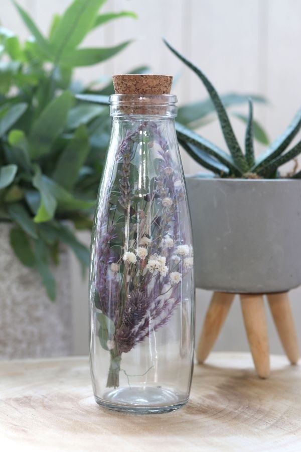 Glass Milk Bottle 500ml 21cm tall Ø 7cm (tray with 12 pcs)