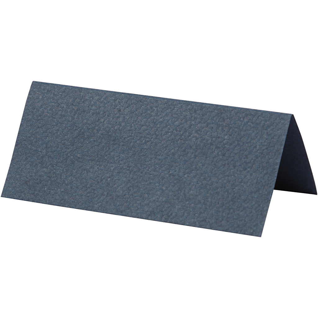 Table place cards, size 9x4 cm, 220 g, blue, 20 pc