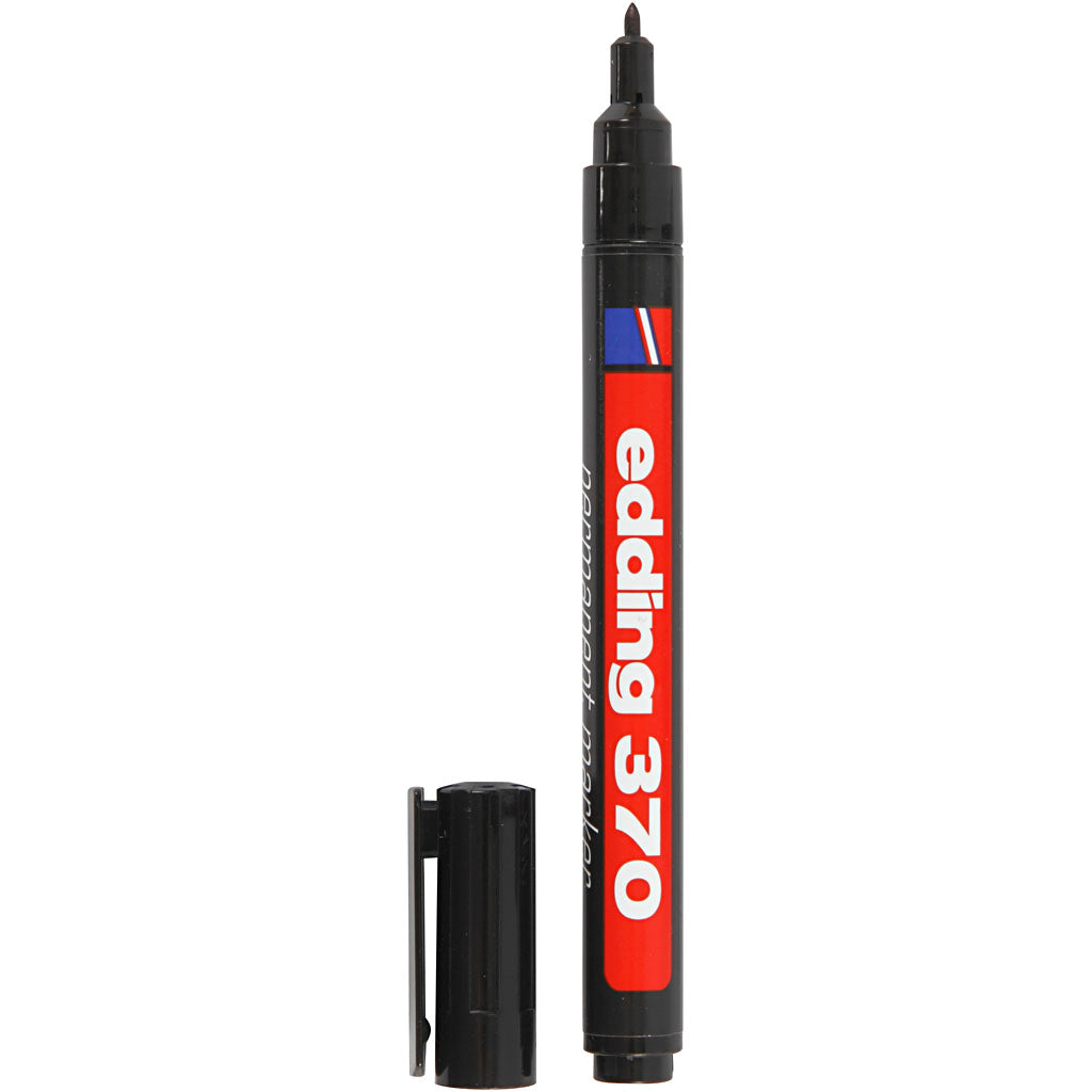 Edding 370 Marker, line 1 mm, black