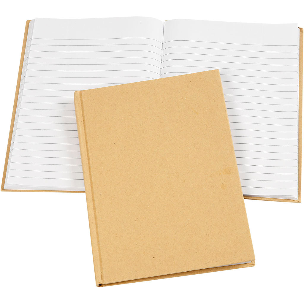 Notebook, A5, 60 g, brown