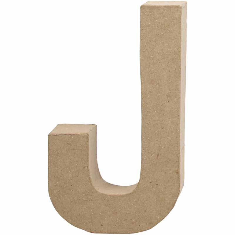 Letter, J, H: 20,5 cm, W: 11,5 cm, thickness 2,5 cm