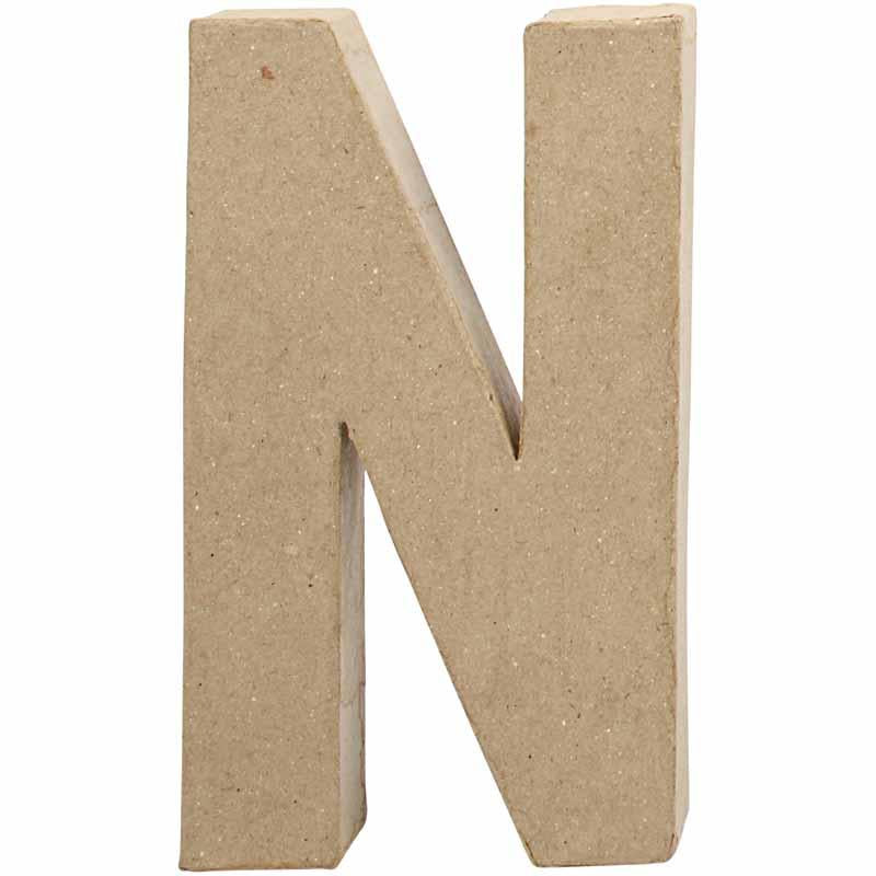 Letter, N, H: 20,2 cm, W: 11,5 cm, thickness 2,5 cm
