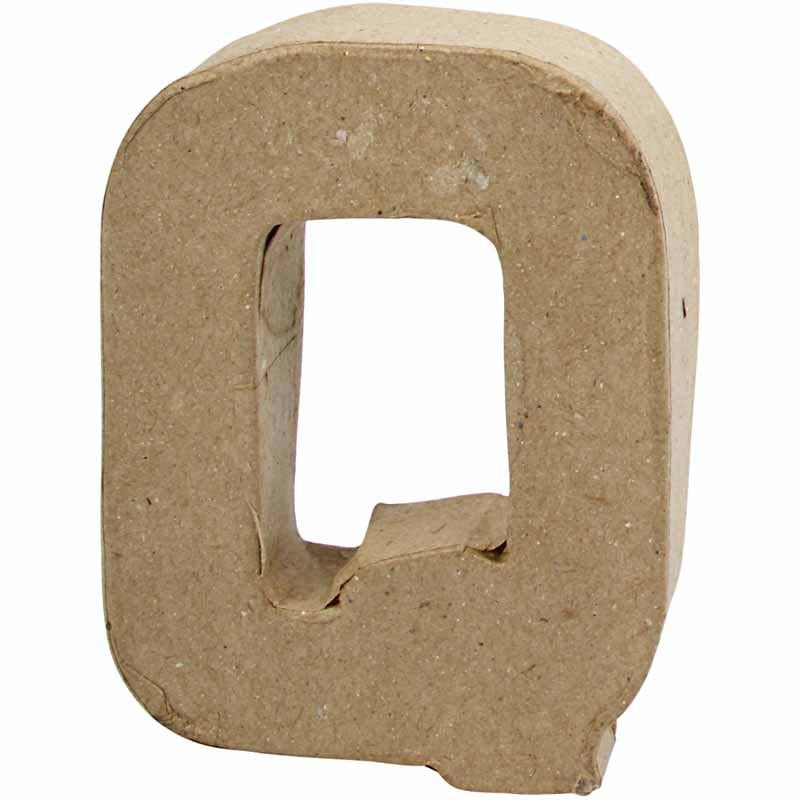 Letter, Q, H: 10 cm, W: 7,8 cm, thickness 1,7 cm