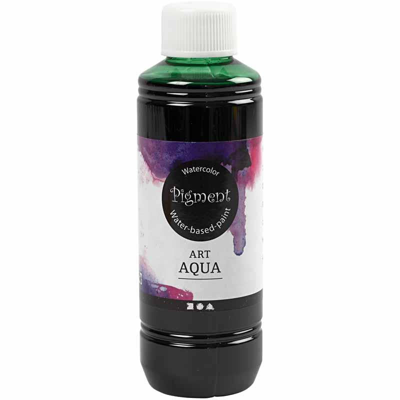 Liquid WaterColour, green, 250 ml/ 1 bottle