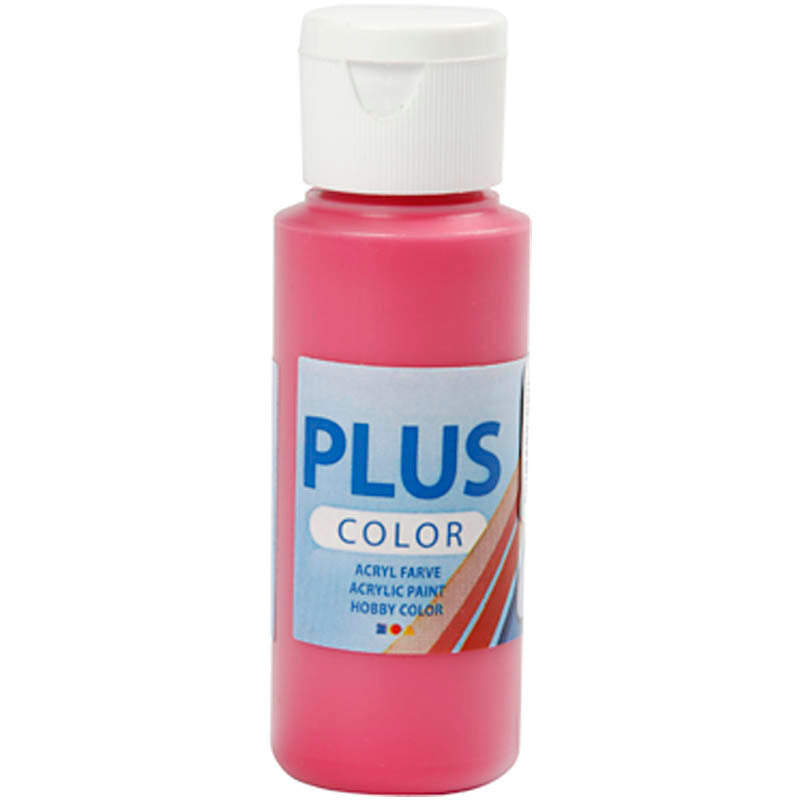 Plus Color Craft Paint, primary red, 60 ml/ 1 bottle