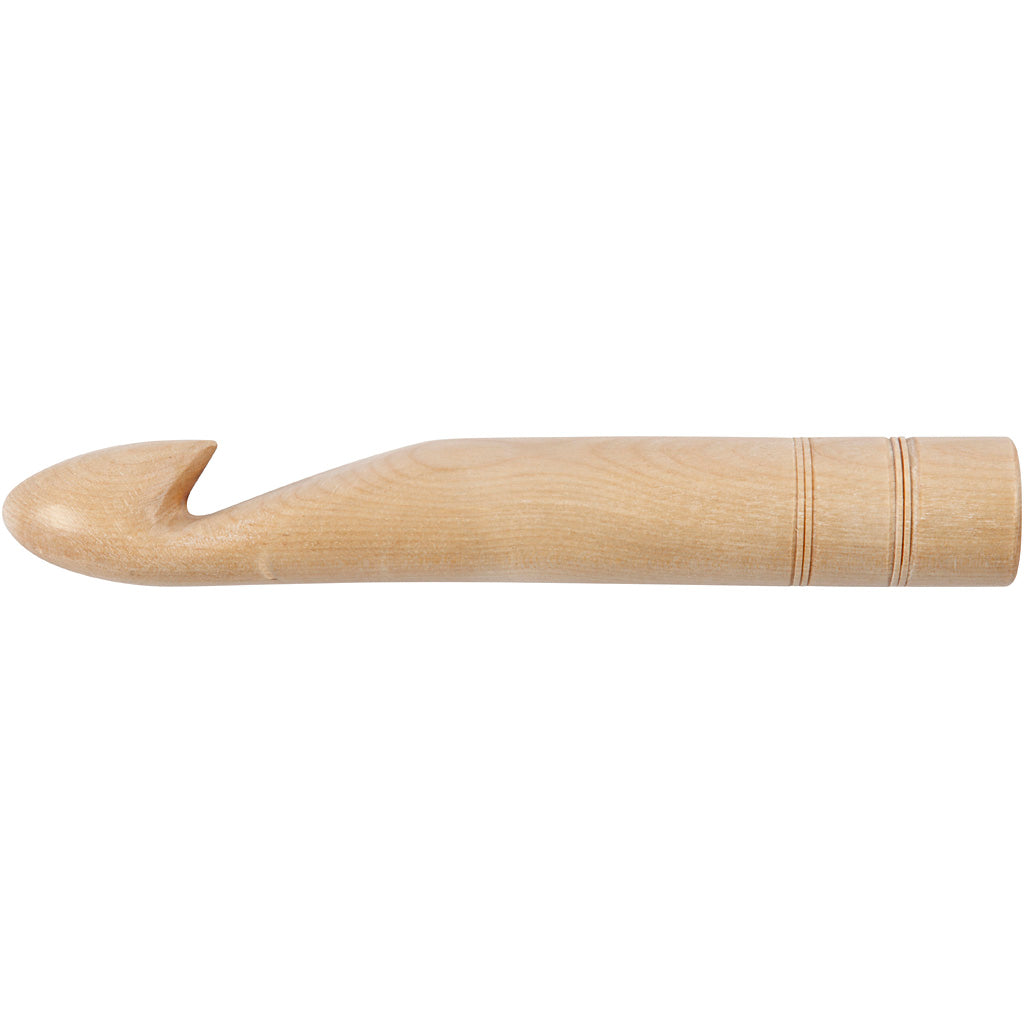 Crochet Hook, no. 35, L: 23 cm, size 35 mm