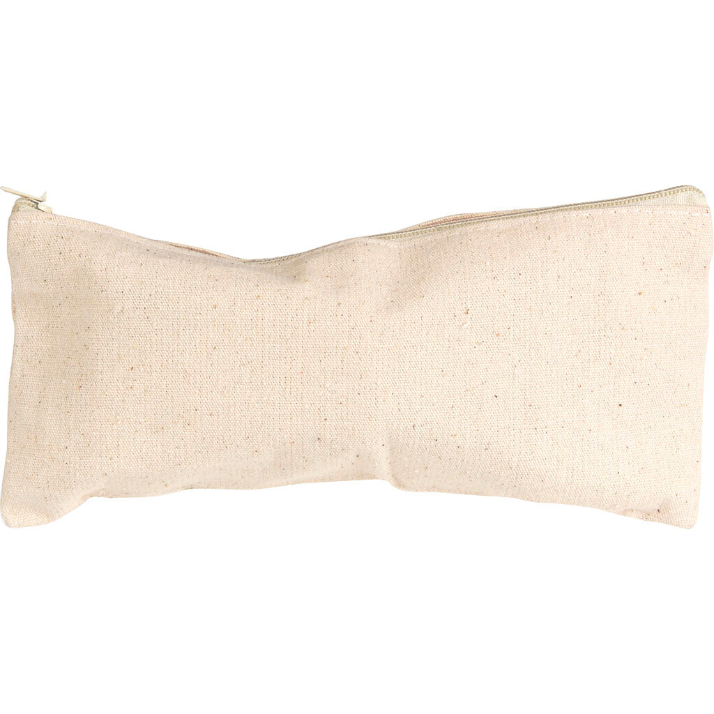 Pencil Case, size 21x9 cm, 245 g, light natural, 4 pc