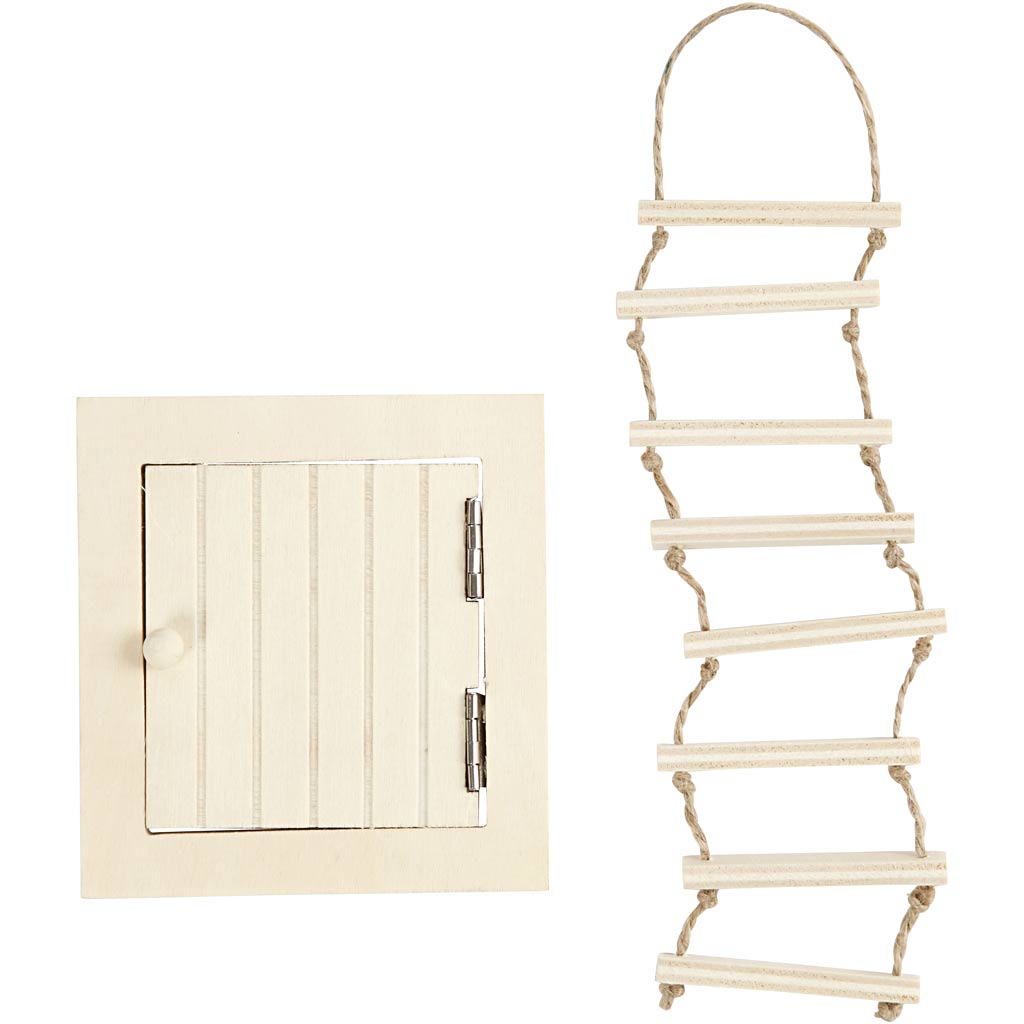 Attic Access Door and rope ladder, size 9-20 cm