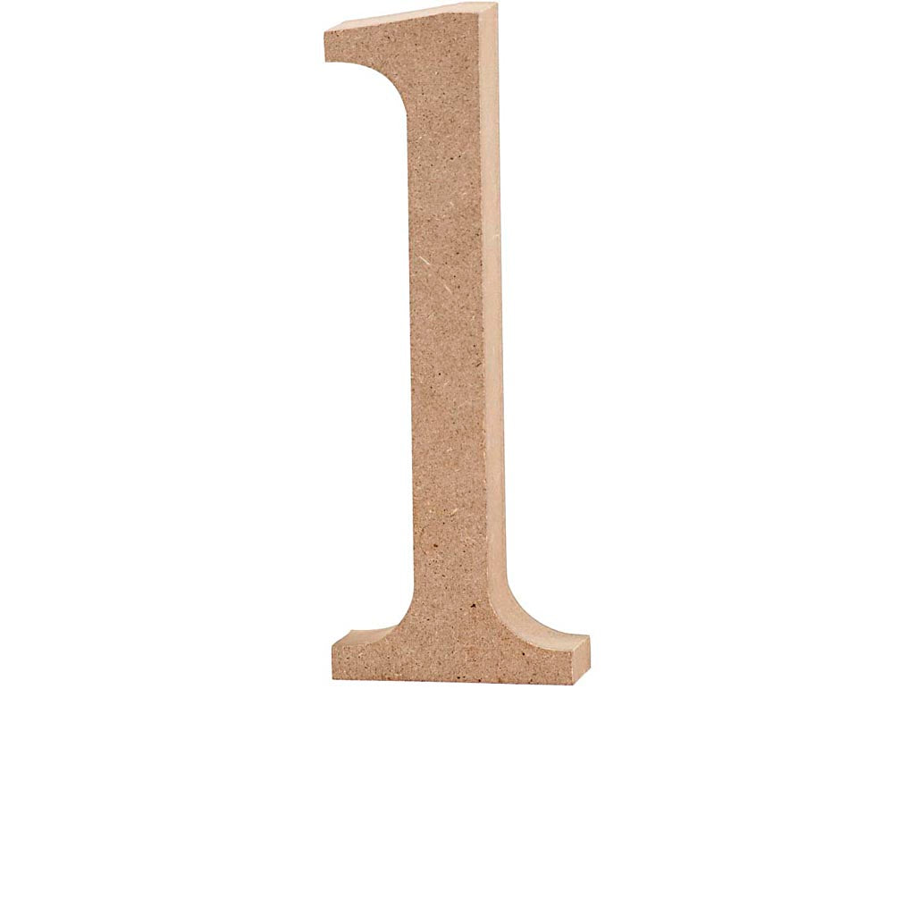 Letter, l, H: 12,7 cm, thickness 2 cm