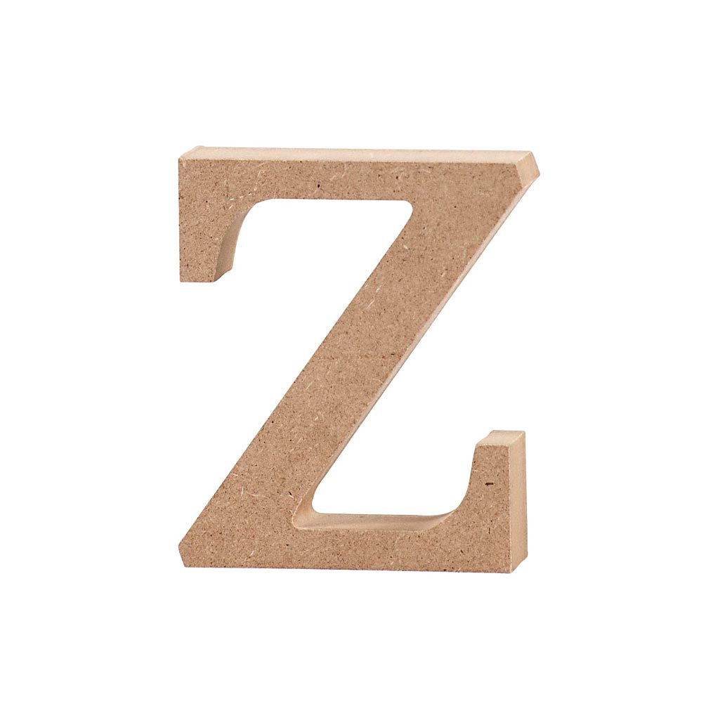 Letter, z, H: 8 cm, thickness 2 cm