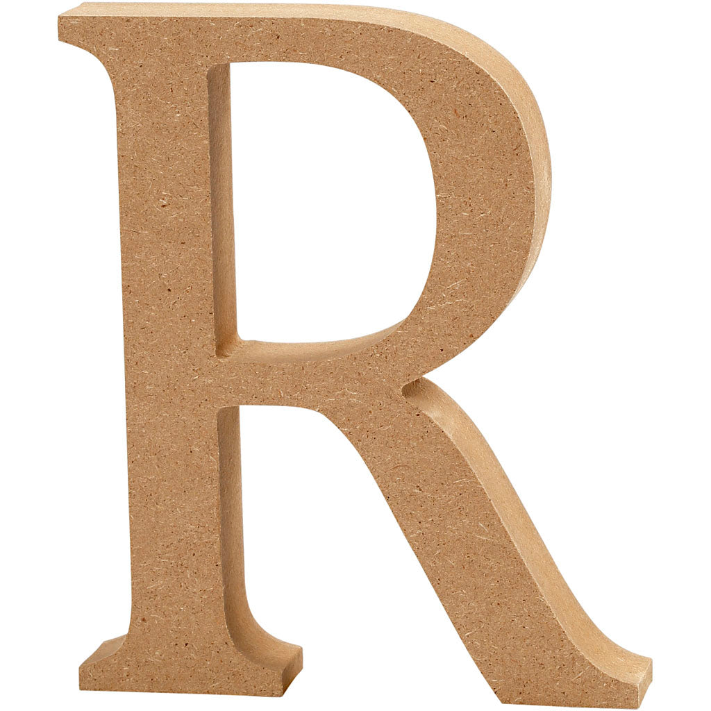 Letter, R, H: 8 cm, thickness 1,5 cm
