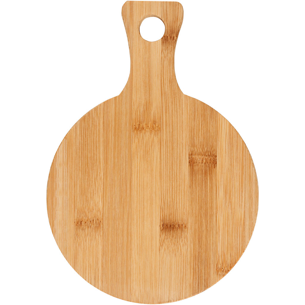 Cutting Board, H: 0,9 cm, L: 24 cm, dia. 17 cm