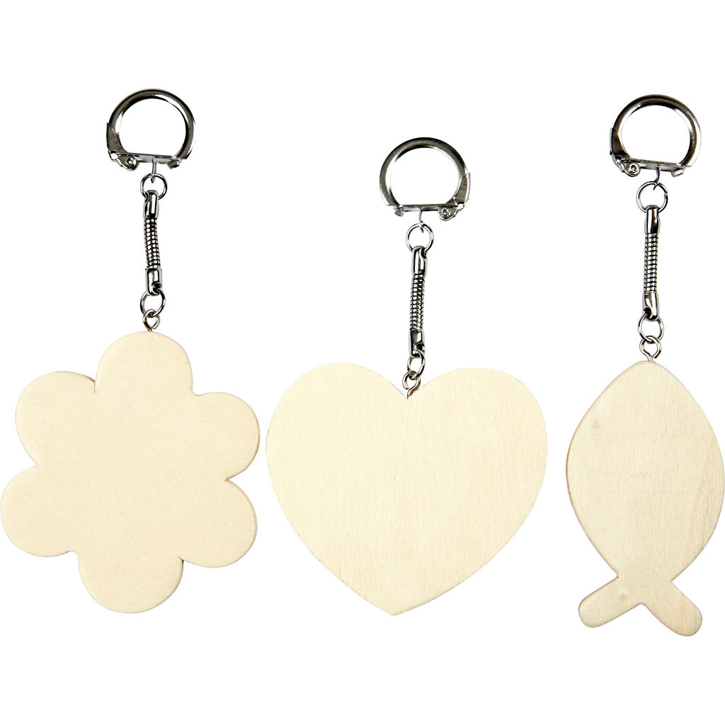 Keyhanger, size 6-7 cm, thickness 3 mm, 12 pc