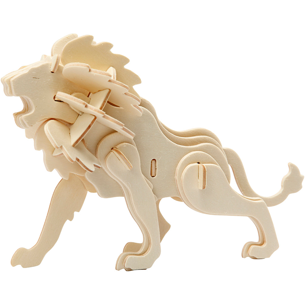 3D Construction figure, lion, size 18,5x7x7,3
