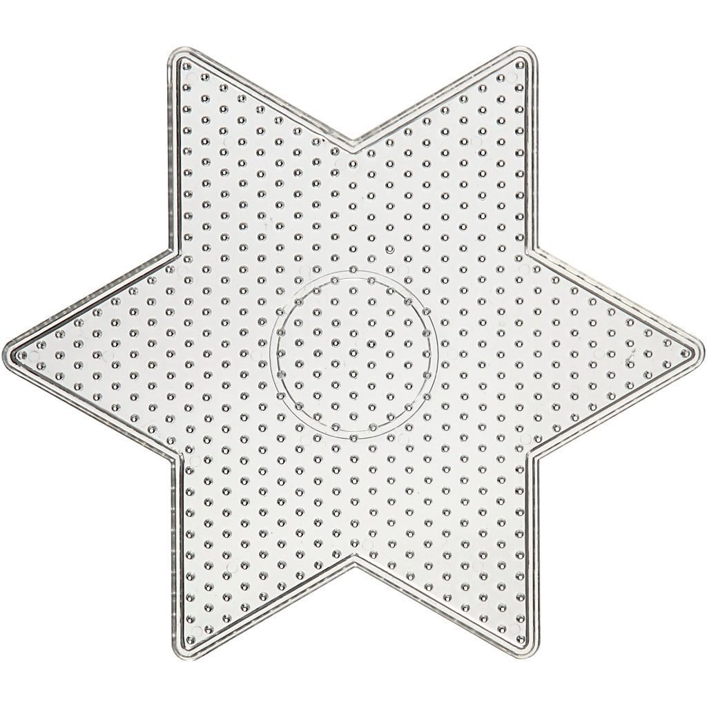 Peg Board, size 15x15 cm, medium, clear