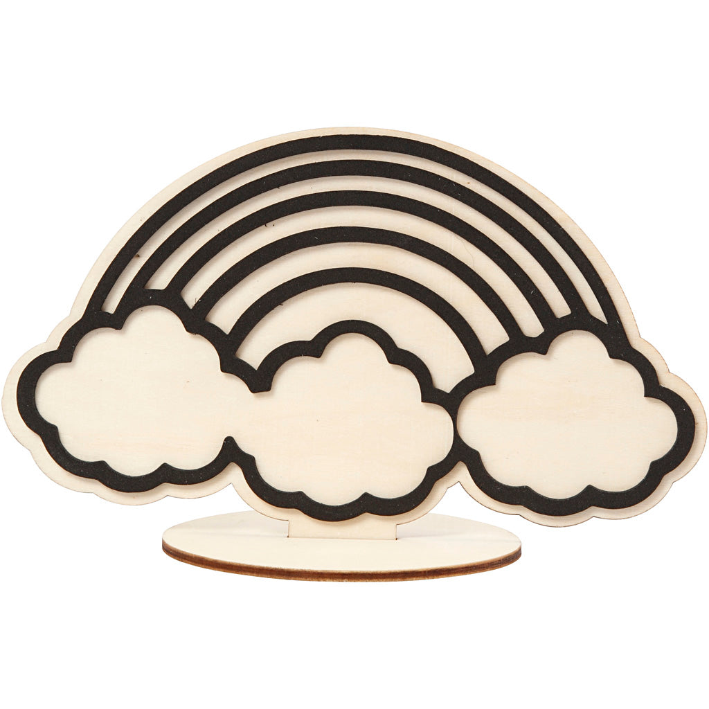 Decoration Figure, rainbow, H: 10,5 cm