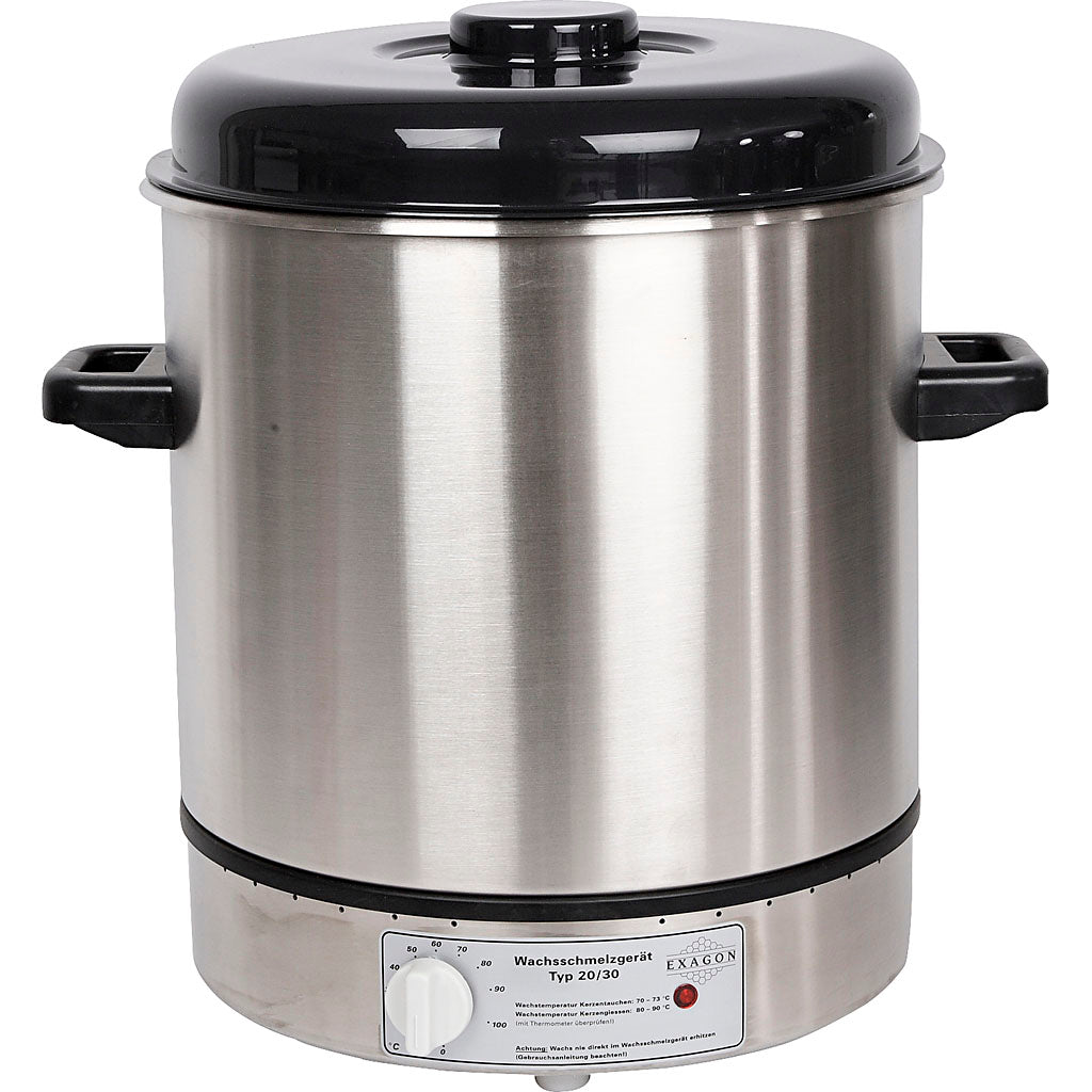 Wax Melter, no. 30, H: 50 cm, D. 29 cm, dia. 45 cm