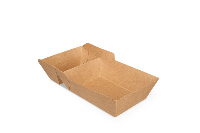 Fries trays A23 (A7+1) kraft (600 pcs)
