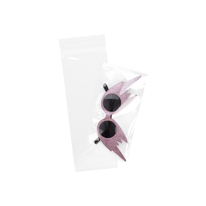 Plastic Bags 10.8x28.6cm Transparent Peel and Seal