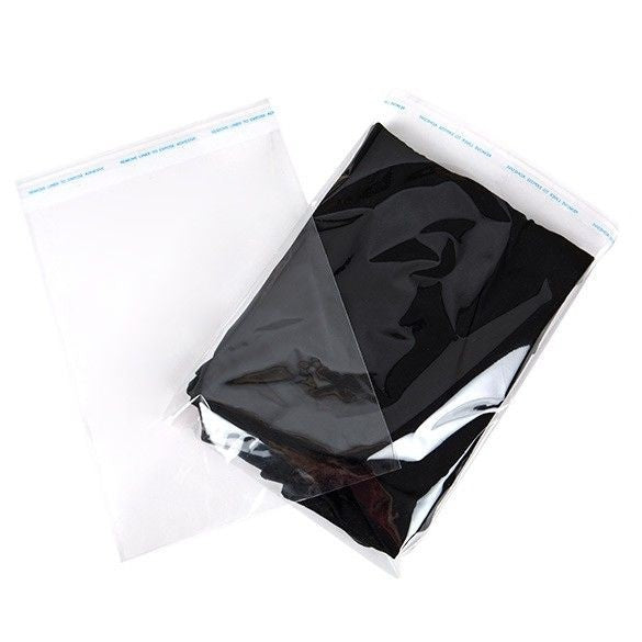 Plastic Bags 23.5x31.2cm Transparent Peel and Seal