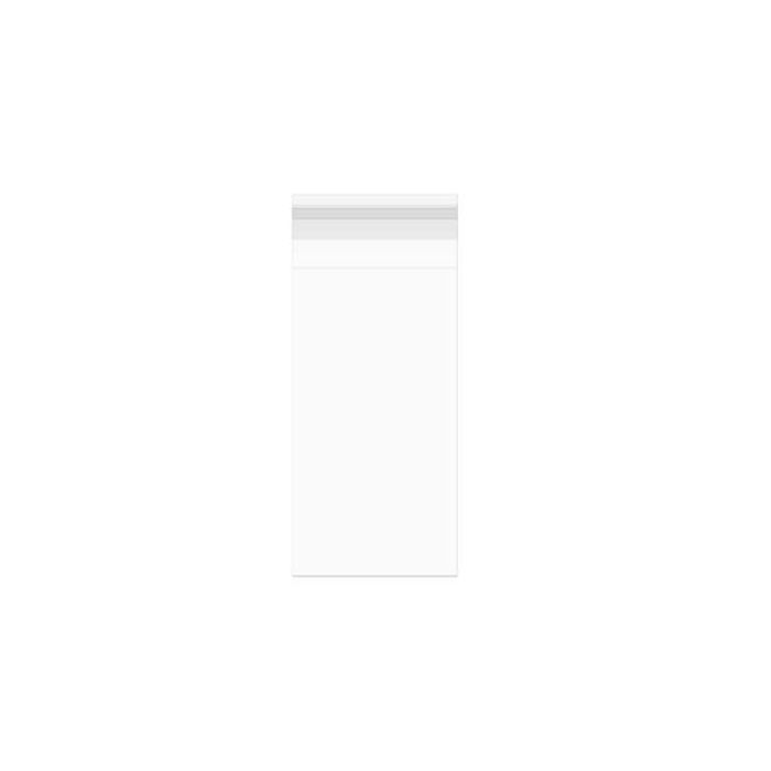 Plastic Bags 13.8x34.6cm Transparent Peel and Seal