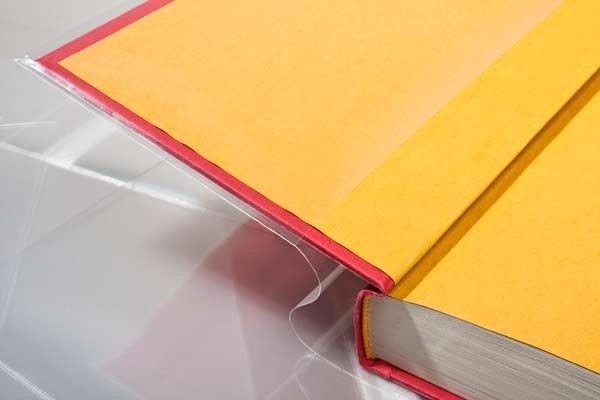 Couverture pour livre transparente ajustable 24.1 x 40.6 cm (25 pièces) (BC91H)