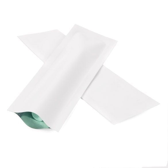 Plastic Bags Matt White 3.8x12.7cm Tamper-proof Heat sealable