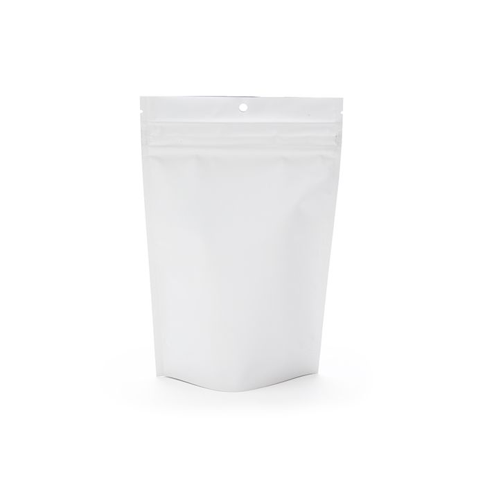 Child Resistant Pouch Bags Matte White 14,9x6,4x23,2cm