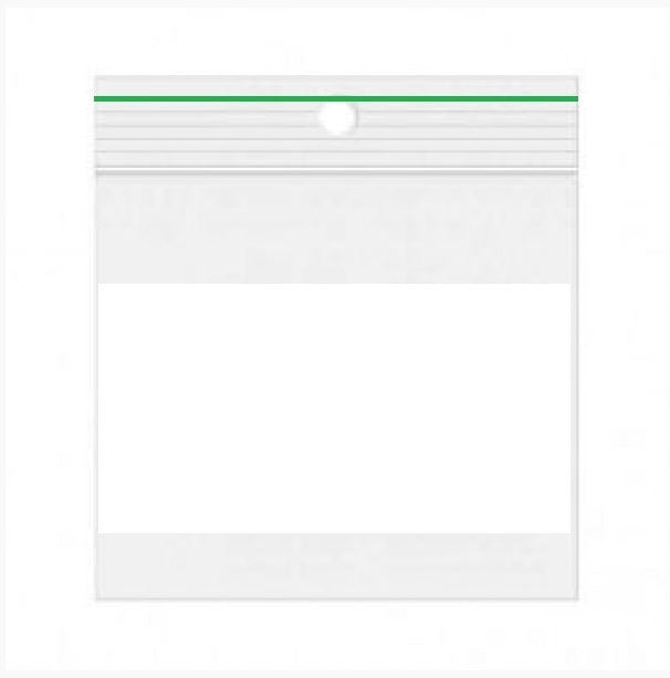 Grip Seal Bags with Write-on-Panel/Hang Hole 15x20cm PE 50 micron Bargain! (1.000 pieces)