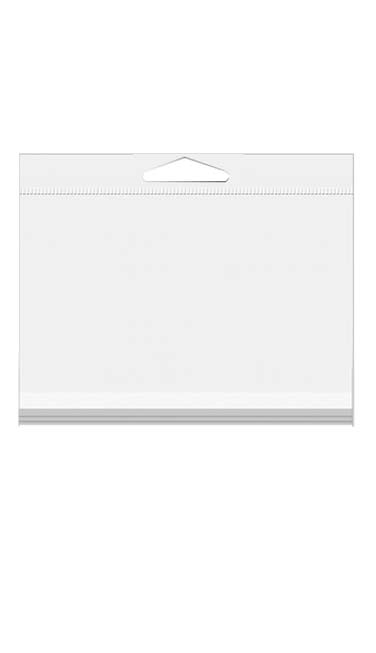 Headerbags 15.9x11.4cm Reclosable and Crystal Clear