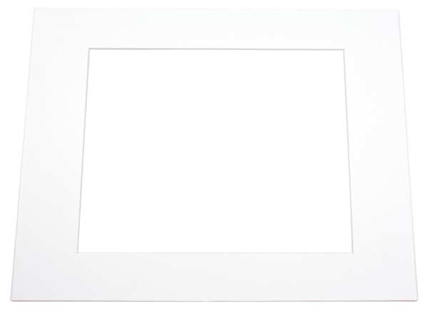 Mount Board bright White 32.1x47.3cm Window - Outer size 45.7x61cm