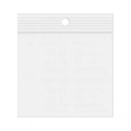 Grip Seal Bags with Hang hole 5x5cm PE 50 micron