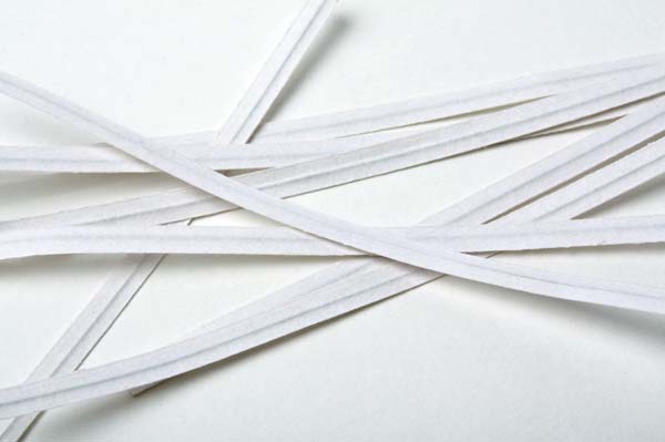 Tin Ties 15.2x0.4cm Paper White (1.000 pieces)