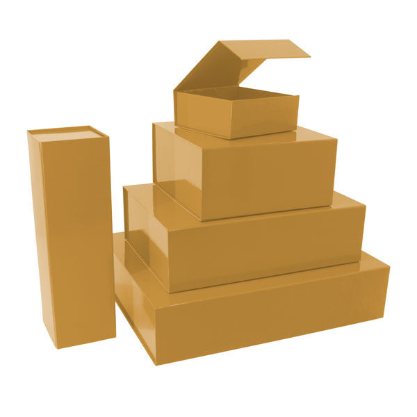 Magnet boxes 42,5x33,3x9,7cm Gold (25 pcs)