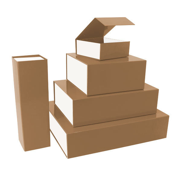 Magnet boxes 42,5x33,3x9,7cm Brown/White (25 pcs)