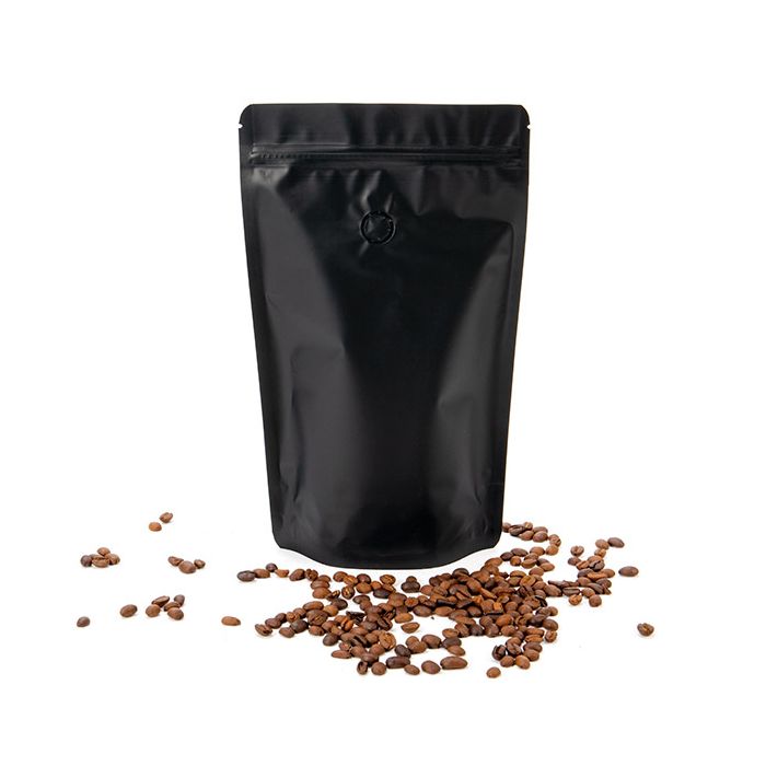 Stand Up Pouches Black 22,9x12,1x34,3cm w/Valve