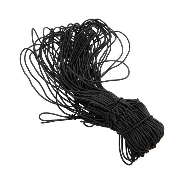 Ruban élastique de décoration Vinyle Stretch à dérouler noir 25.5cm  (50 Pièces)  [10SB]