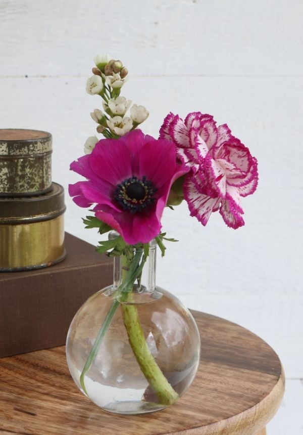 Bauchflasche Glas 10x8cm - (24 Stück) [IFS-129193]