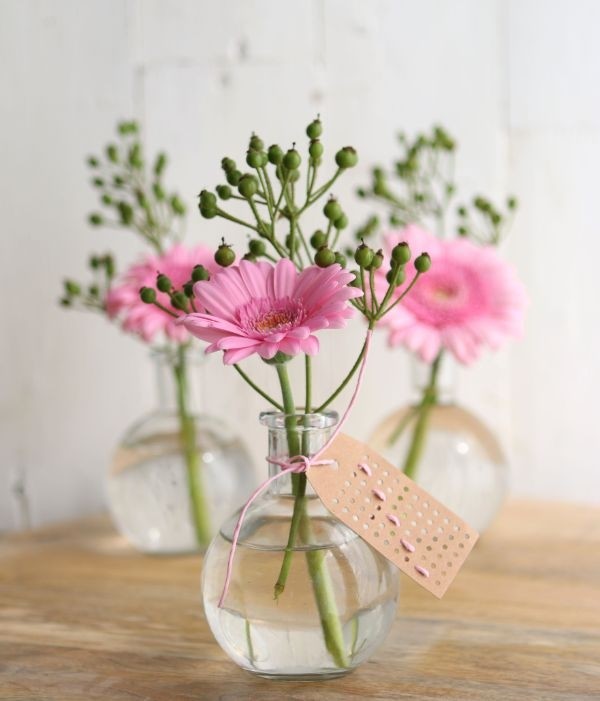 Bauchflasche Glas 10x8cm - (24 Stück) [IFS-129193]