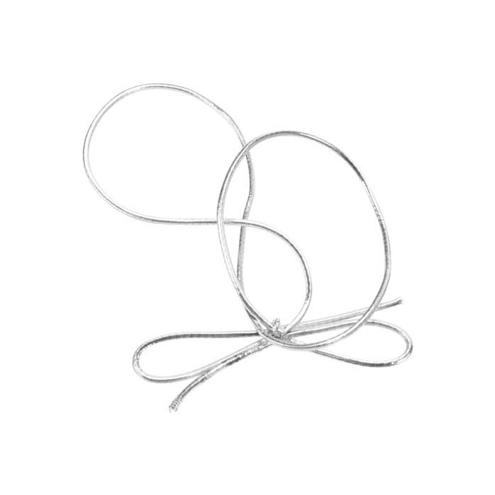 Decorative Loops Metallic Silver 35.5cm