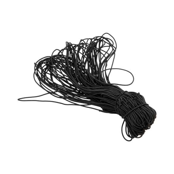 Dekogummi Schwarz - 35.5cm (50 Stück) [14SB]