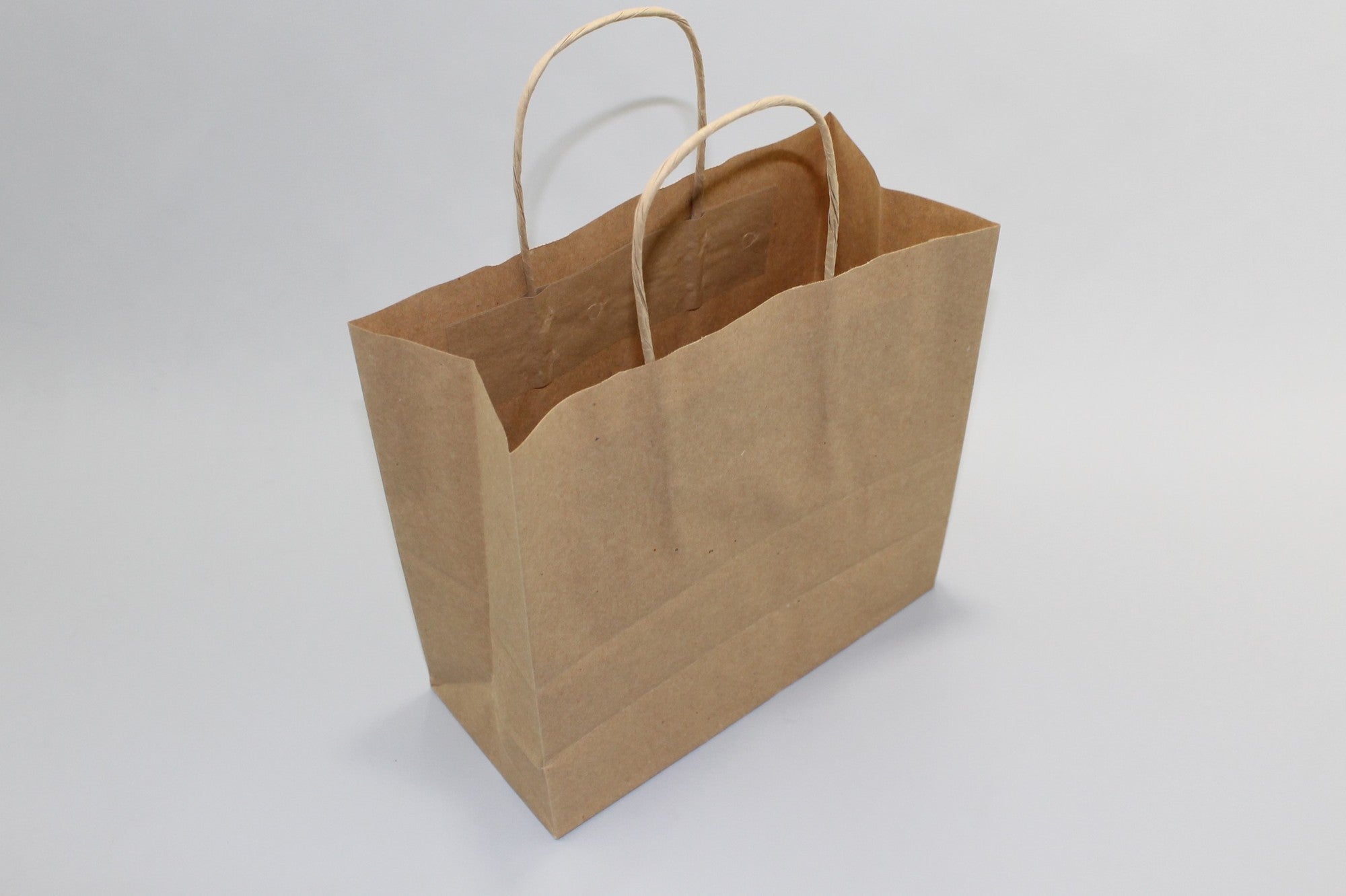 Sac de shopping en kraft 100 g/gm poignées torsadées 45x17x48cm (50 pièces) [PAMB4548]