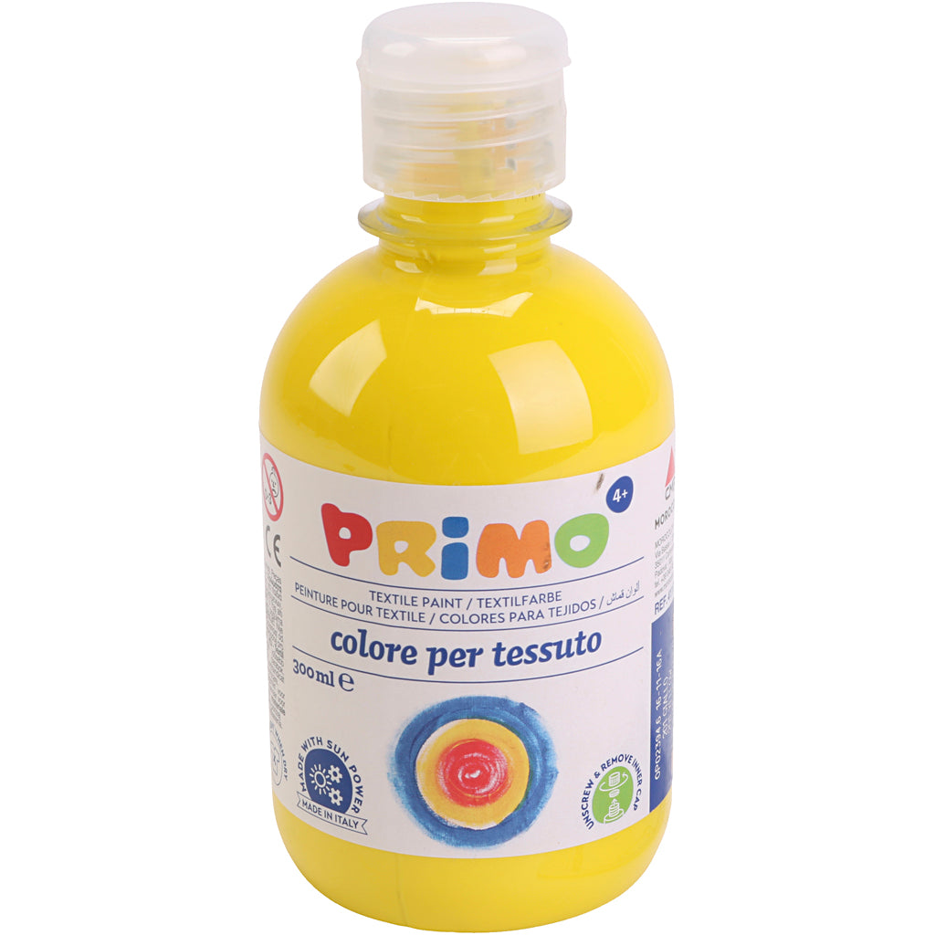 Textile Paint, yellow, 300 ml/ 1 bottle
