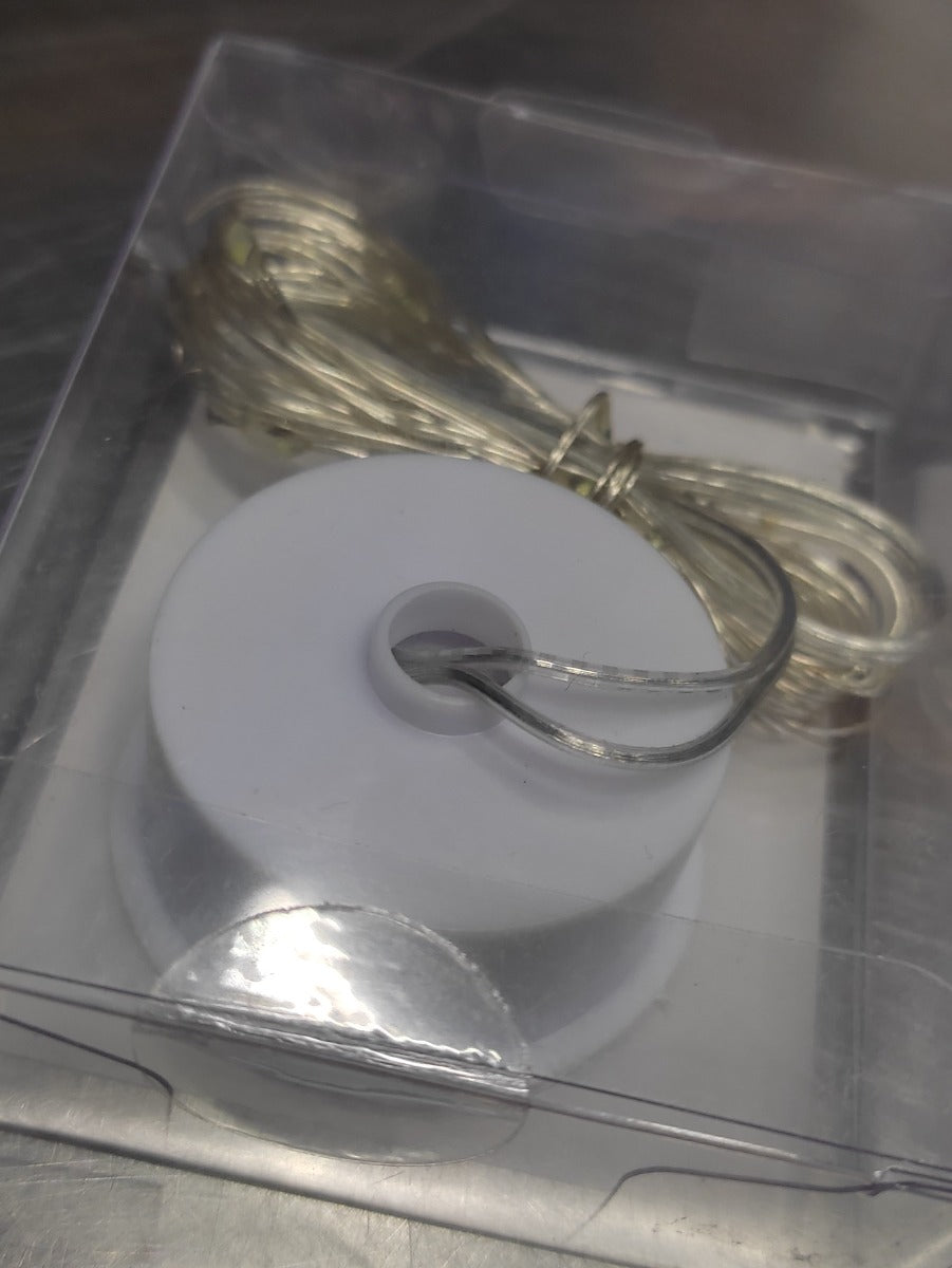 LED-Lichter Akryl Ball Weiß - 20 LEDs - 2xCR2032 (1 Stück) [IFS-30141]