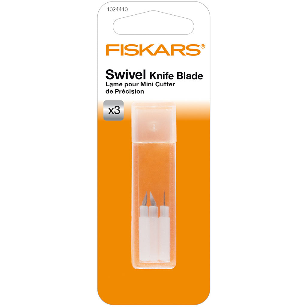 Fiskars Fiskars Fingertip Art Knife - Ersatzklingen, L 5 mm, B 3 mm, 3 Stk/ 1 Pck [HOB-1024410]