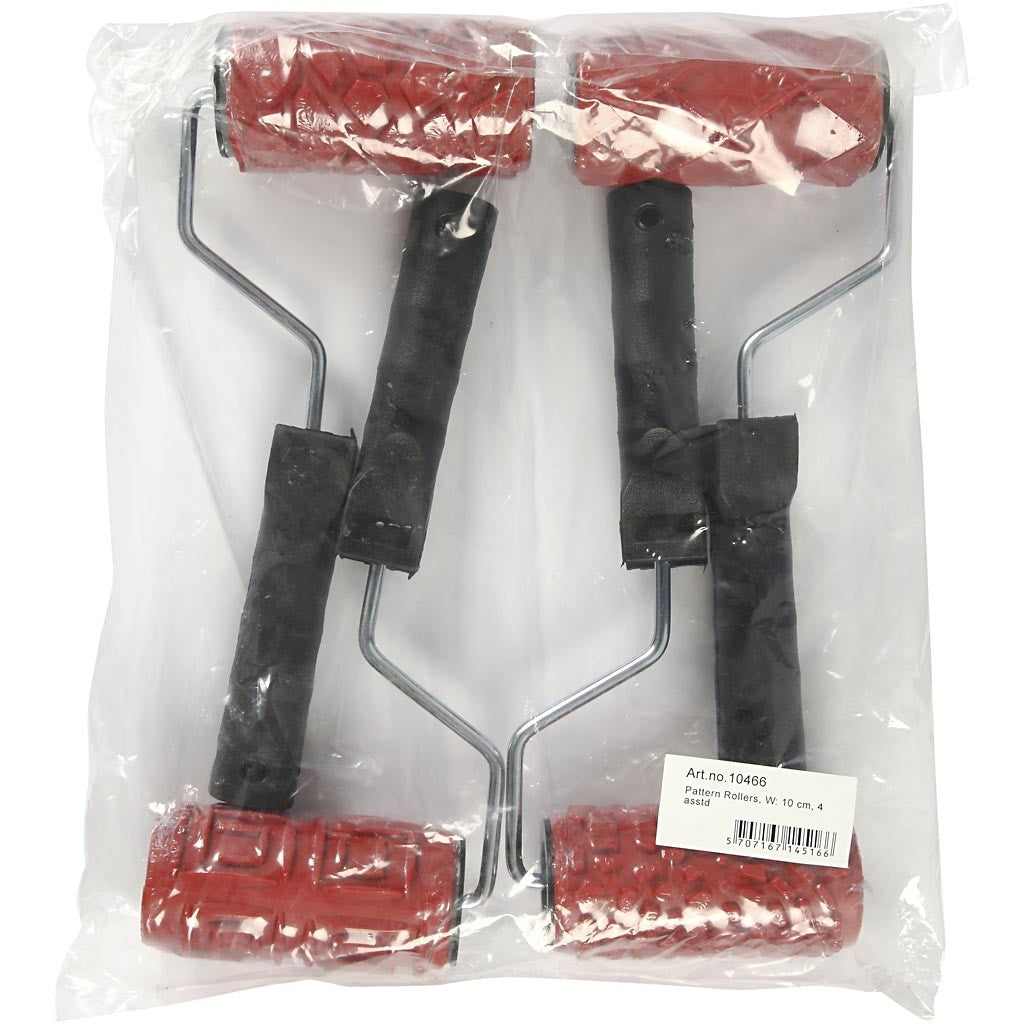 Rulli sagomati, L: 10 cm, 4 pz/ 1 conf. [HOB-10466]