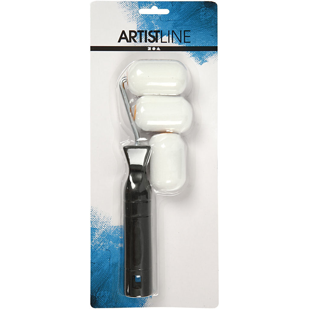 Rouleaux à peindre, L : 6 cm, 1 set [HOB-10474]