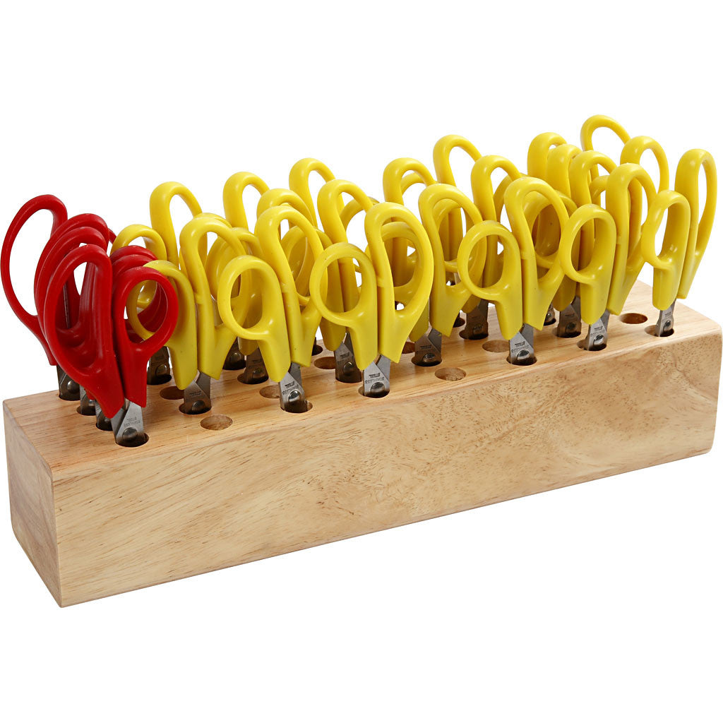 Forbici per bambini, L: 12,5 cm, rond, 1 set [HOB-11227]