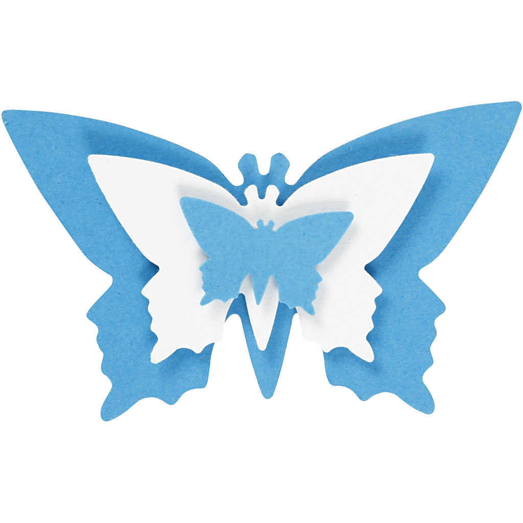 Stanzer-Set, Schmetterling, Größe 25+49+75 mm, 3 Stk/ 1 Pck [HOB-112940]