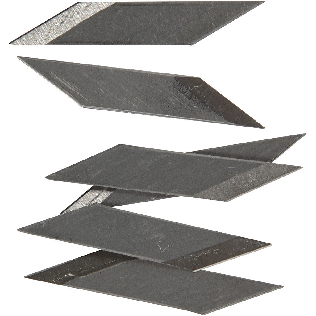 Lame per taglierino di precisione, L: 3 mm, 50 pz/ 1 conf. [HOB-11604]